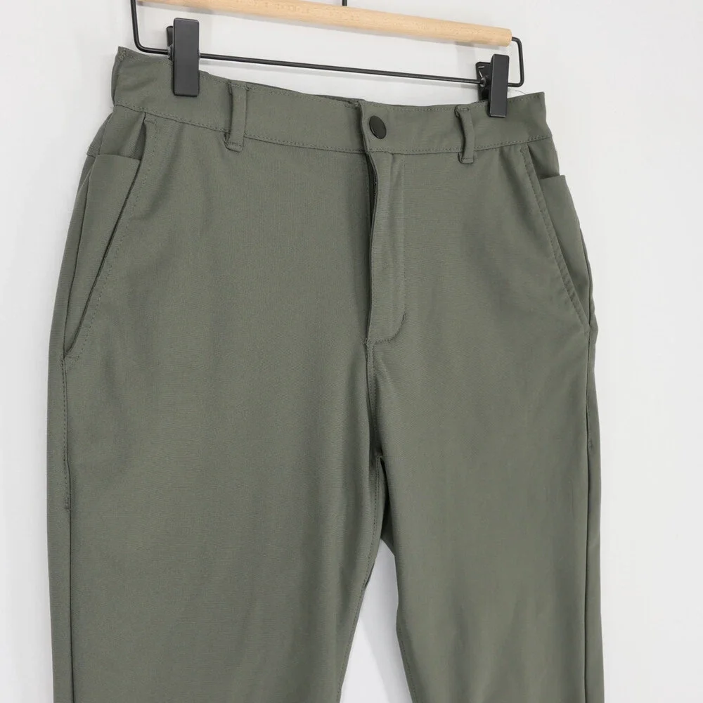 Cuts AO Jogger Pants Mens S Grayish Green Versaknit Slim Fit Tapered Activewear